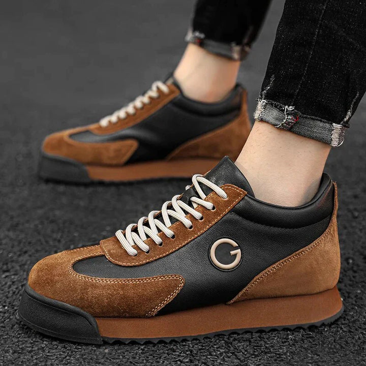 Giovanni Nero Leather Shoes