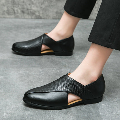 Mocasines de piel auténtica Panache