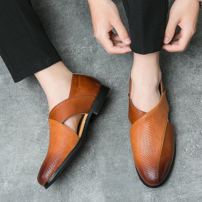 Mocasines de piel auténtica Panache