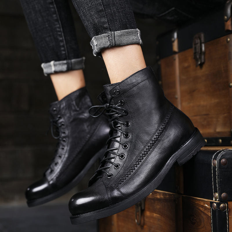 Botas de piel auténtica Torreto