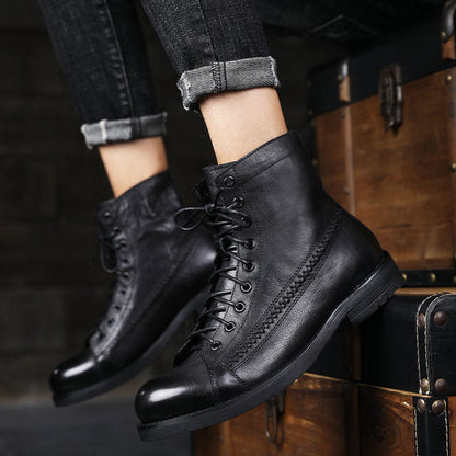 Botas de piel auténtica Torreto