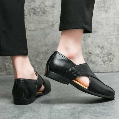 Mocasines de piel auténtica Panache