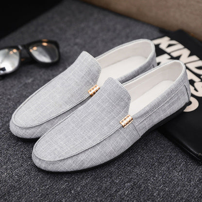 Mocasines de lona Pelle Italiana