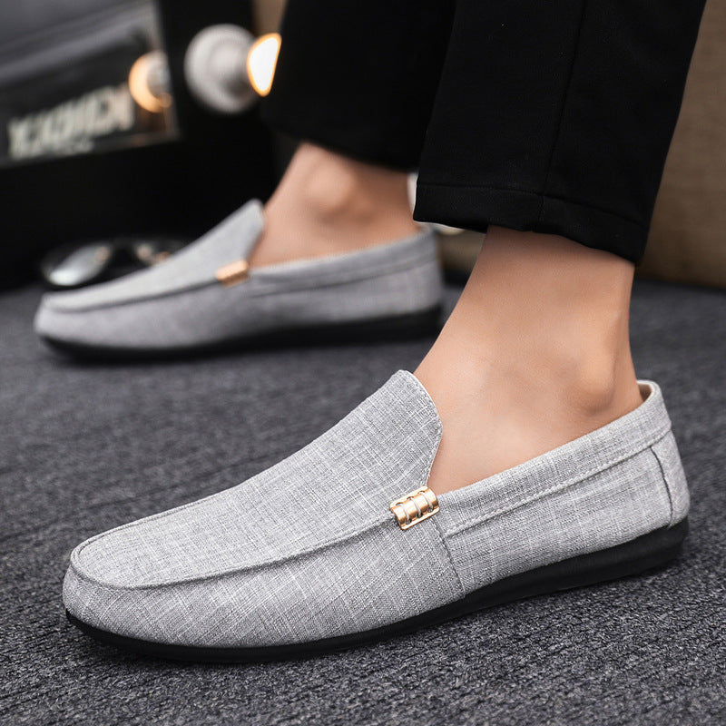 Mocasines de lona Pelle Italiana