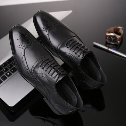Zapatos de vestir brogue de cuero Oxford