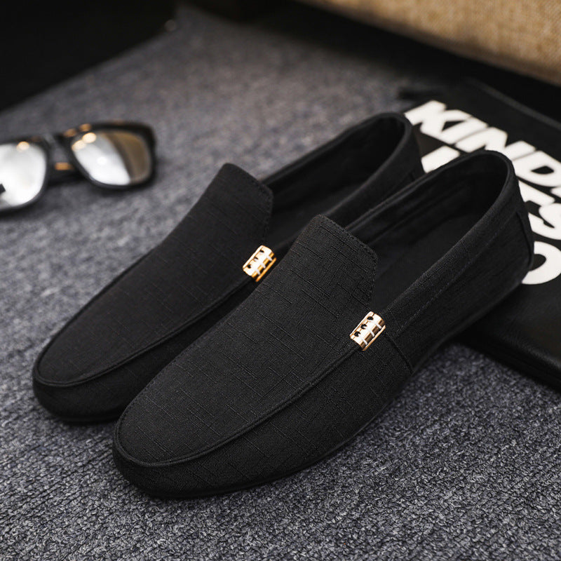 Mocasines de lona Pelle Italiana
