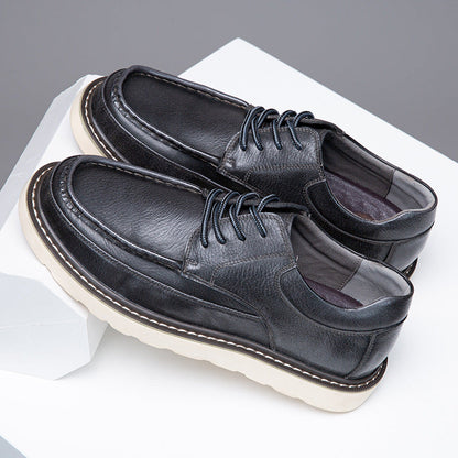 Zapatos Derby de piel auténtica