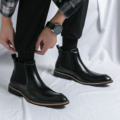 Botas Chelsea de piel auténtica de Toronto