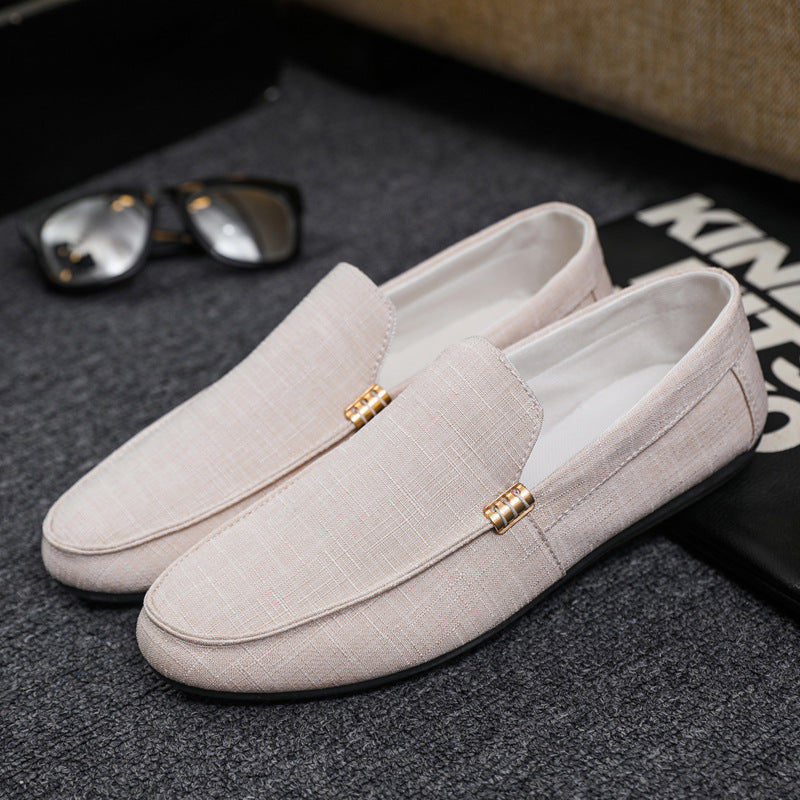 Mocasines de lona Pelle Italiana