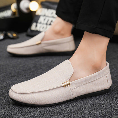 Mocasines de lona Pelle Italiana