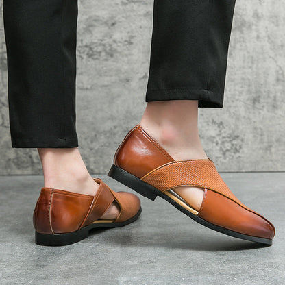 Mocasines de piel auténtica Panache