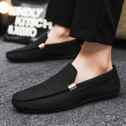 Mocasines de lona Pelle Italiana