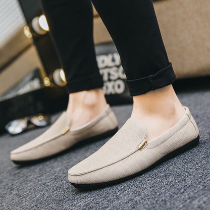Mocasines de lona Pelle Italiana