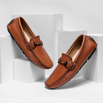 Mocasines Luciano de piel auténtica