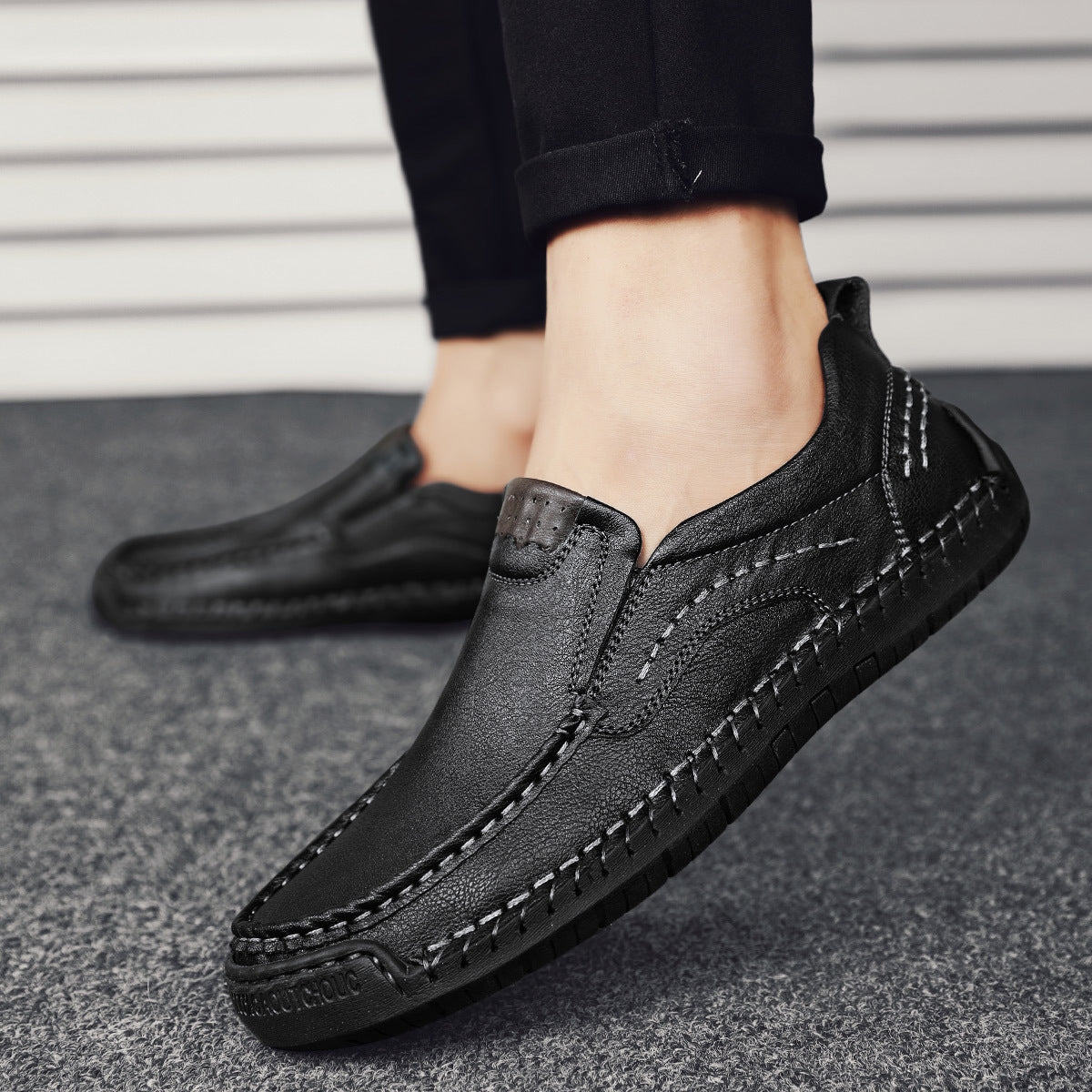 Zapatos de cuero genuino Bradford