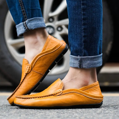 Mocasines de piel Veneto