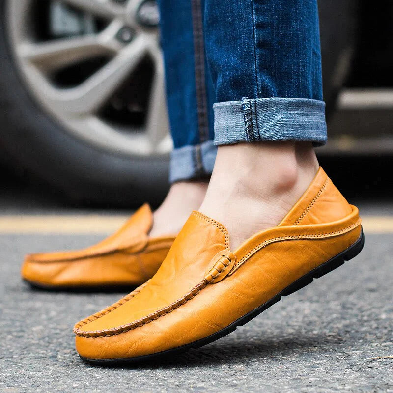 Mocasines de piel Veneto
