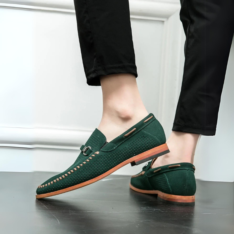 Zapatos de piel auténtica Giovanni Bellini