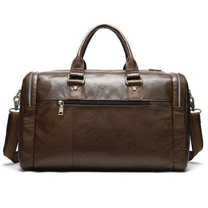 Business Casual Large Luxury  Leather Travel Bag