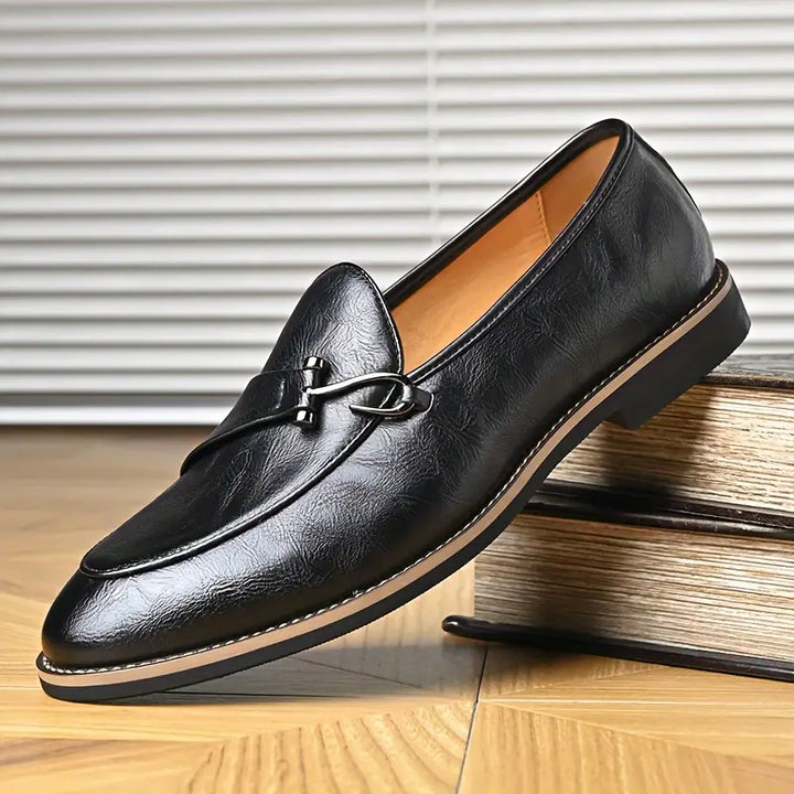 Oxford Leather Bit Loafers
