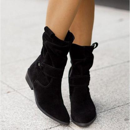 Lena™ Low-Heeled Zip-Up Boots