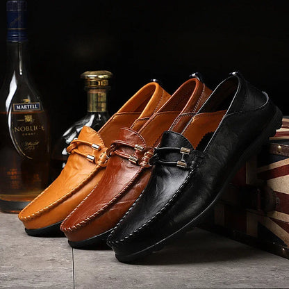 Mocasines de piel auténtica Cambridge