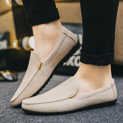 Mocasines de lona Pelle Italiana