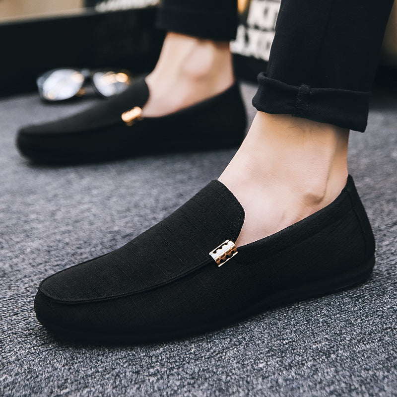 Mocasines de lona Pelle Italiana