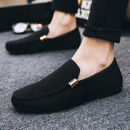 Mocasines de lona Pelle Italiana