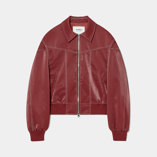 RedRogue | Oversized faux leather jacket for women