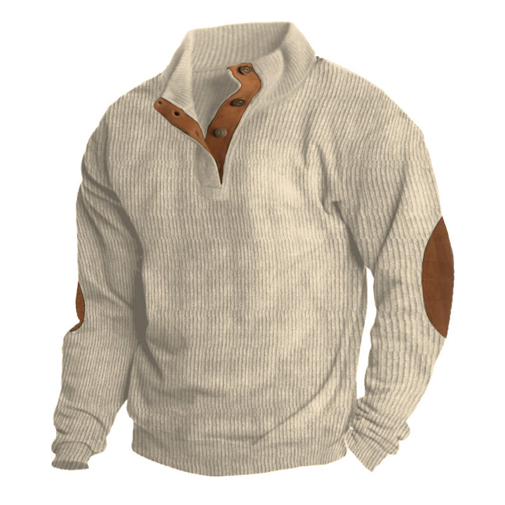 Jeroen | Sweatshirt with button closure