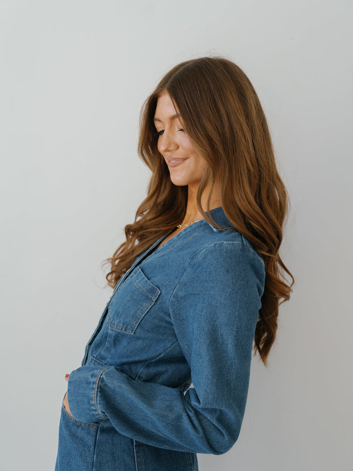 Simone Denim Dress - FINAL SALE