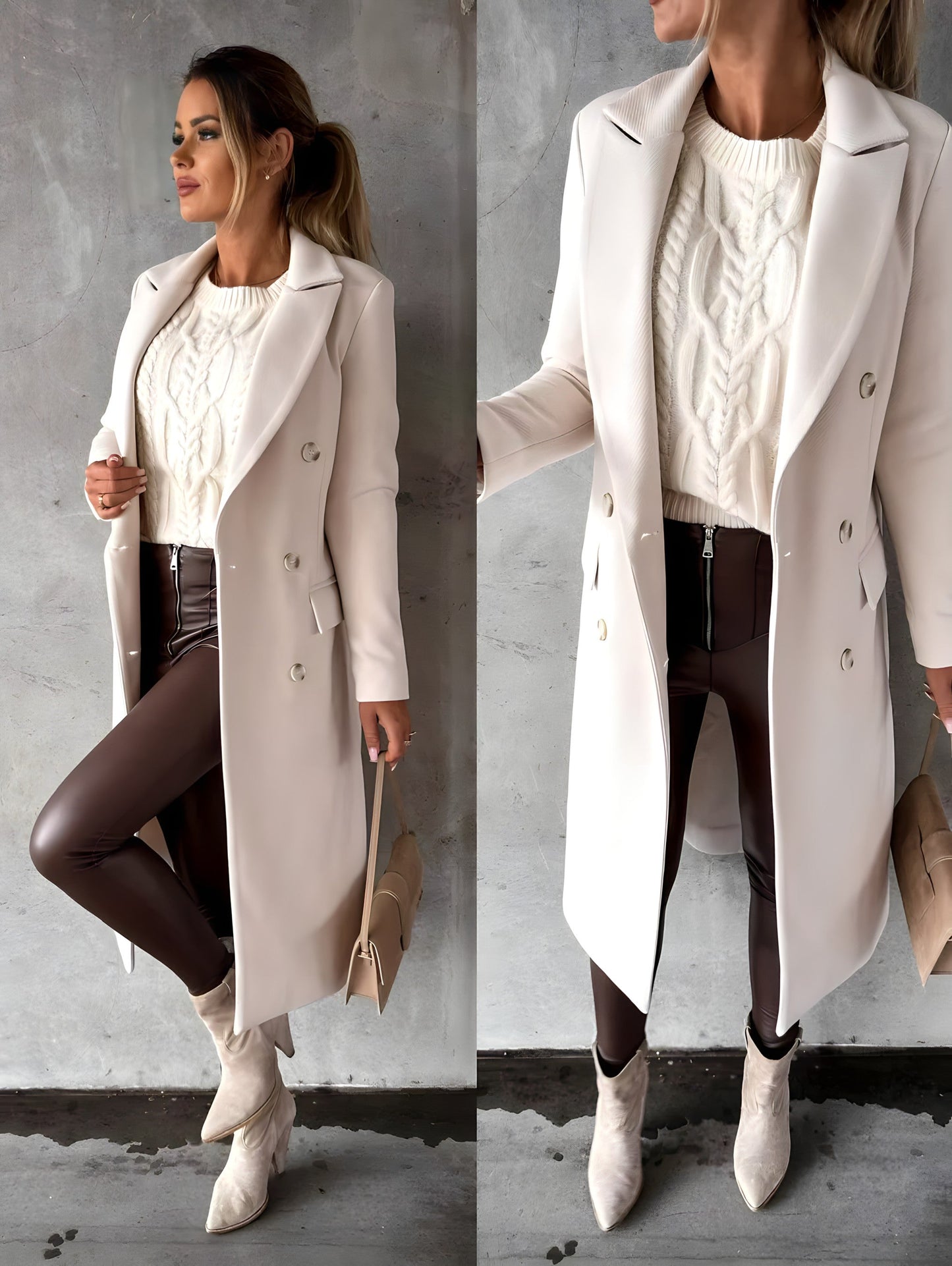 Rose - Veste Manteau