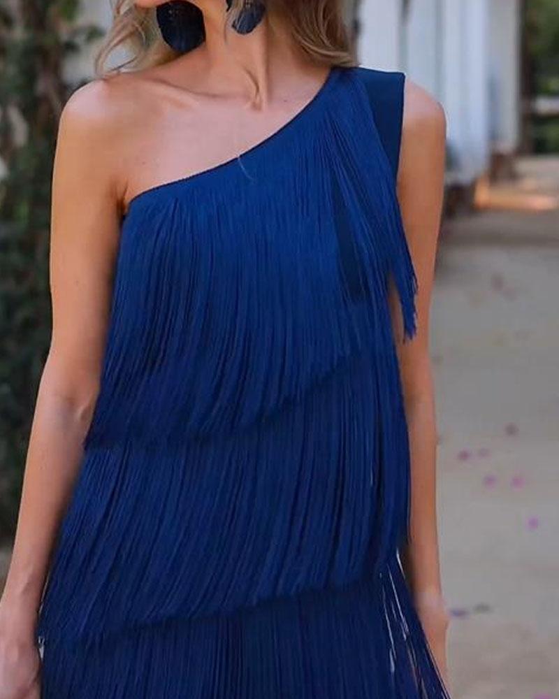 Summer Breeze Tassel Dress