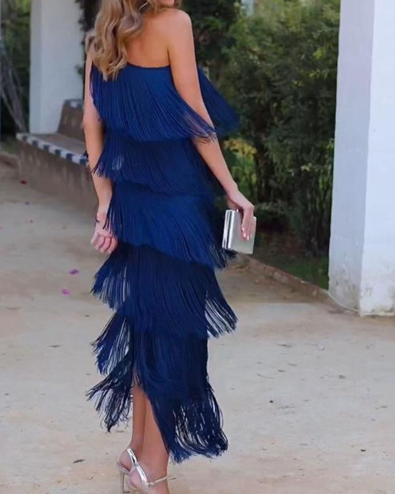 Summer Breeze Tassel Dress