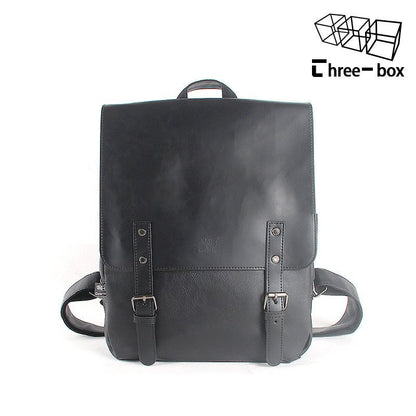 Large Capacity Synthetic Leather Backpack