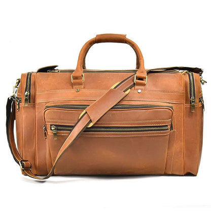 Luxury Large Capacity Retro Leather Travel Bag