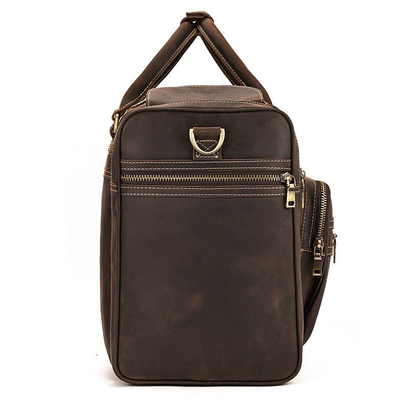 Luxury Large Capacity Retro Leather Travel Bag