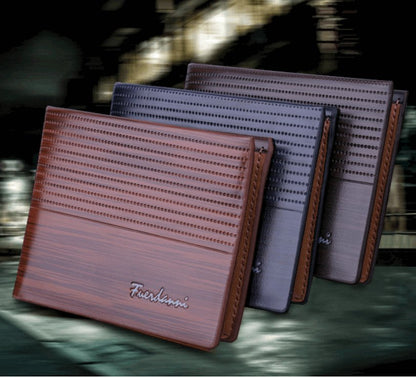 Men's Embossed Multi-Card Wallet