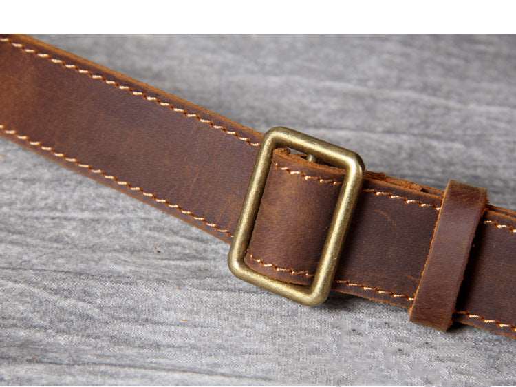 Men's Luxury Leather Medium Laptop  Bag