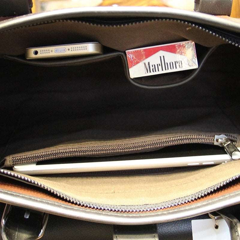 Porte-documents de luxe en cuir pour hommes