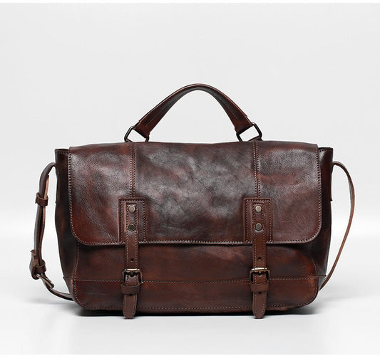 Men's Luxury Retro Leather Shoulder Bag