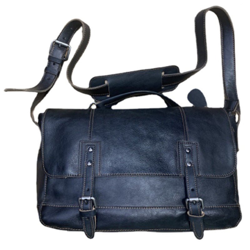 Men's Luxury Retro Leather Shoulder Bag