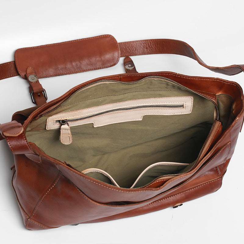 Men's Luxury Retro Leather Shoulder Bag