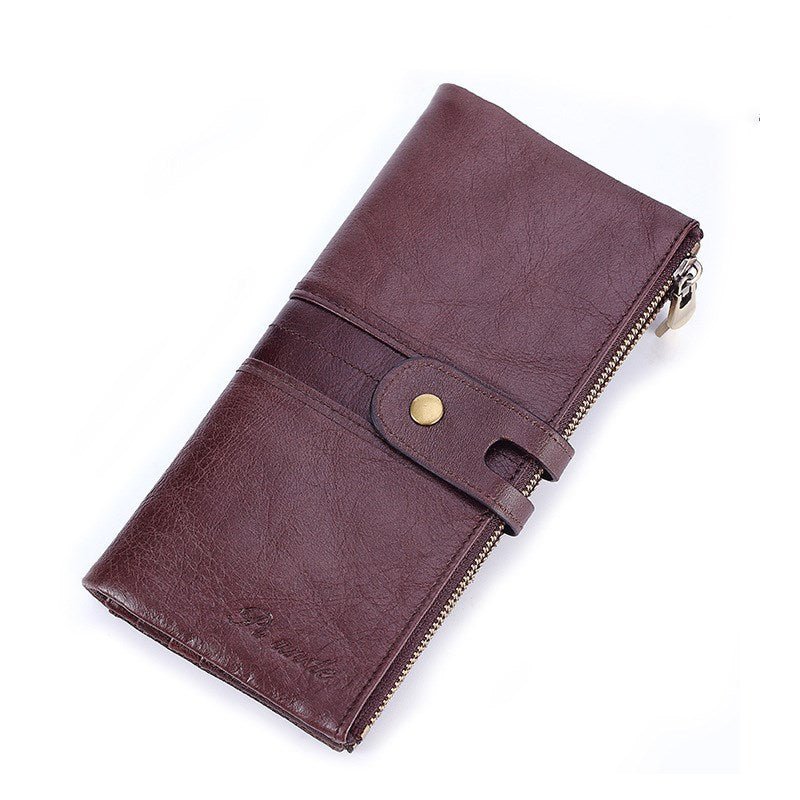 Pochette de luxe en cuir de vachette pour hommes