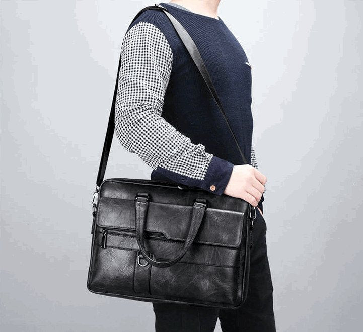 Sac Business en Cuir Synthétique Premium pour Homme