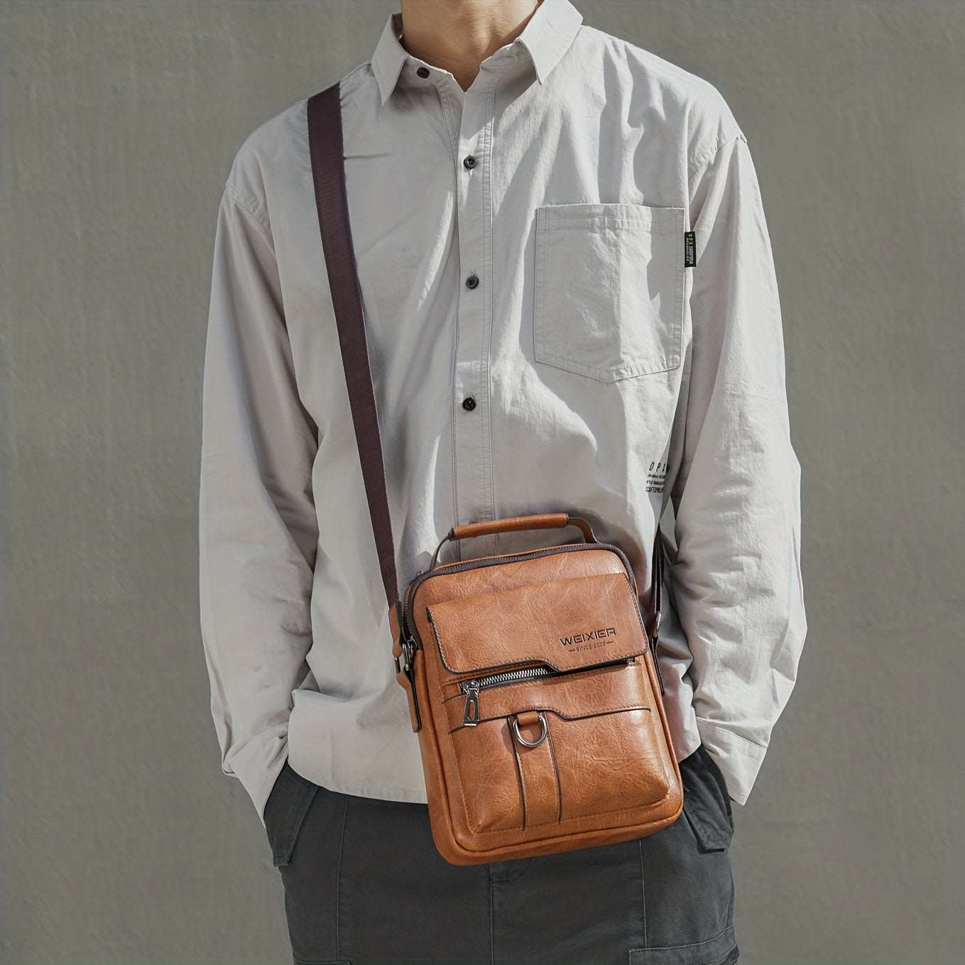 Men's Shoulder Crossbody Messenger Bag