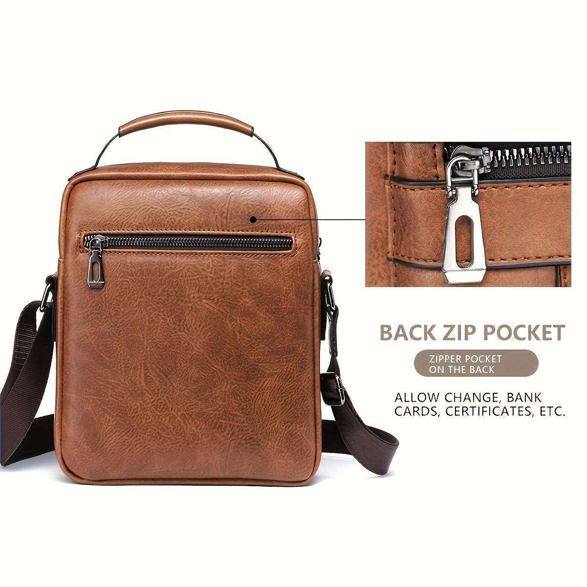 Men's Shoulder Crossbody Messenger Bag