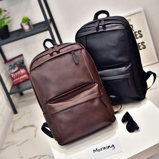 Retro Leather Backpack