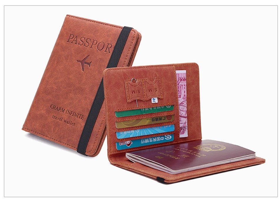 RFID Protection Passport Travel Wallet